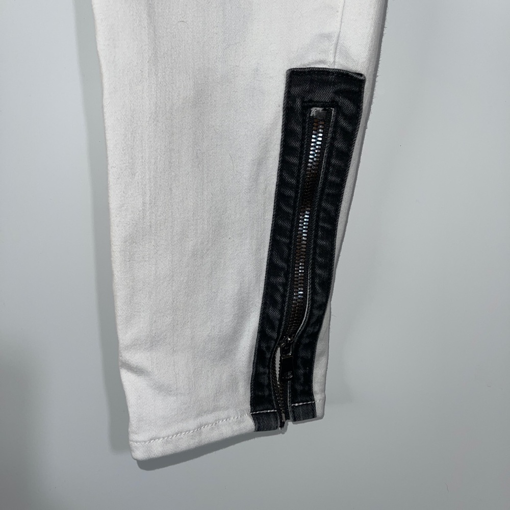 Hudson Chelsea Retreat Colorblock‎ Super Skinny Jeans Size 30 - Picture 7 of 13